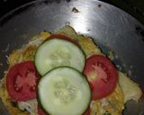 Foto langkah ke 5 dari resep Sandwich Telur Sayur.