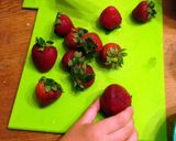 A picture of step 2 of Kid's Strawberry Cream Cheese.