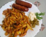 A picture of step 10 of Masala chips.