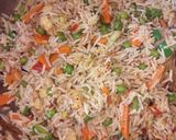 A picture of step 4 of Veg mughlai pulao.