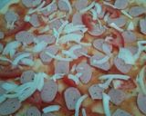Foto langkah ke 7 dari resep Roti Pizza.