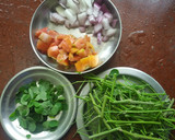 முருங்கைக்கீரை தண்டு சூப் ரெசிபி ஸ்டேப் 1 புகைப்படம்