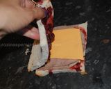 A picture of step 7 of Monte Cristo sandwich.