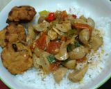 Foto langkah ke 3 dari resep Semur Jamur Merang Kuah Kemiri.