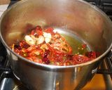 A picture of step 6 of Aromatic, spicy, hot, Protein rich noodles cooked in Indo American Chinese style.