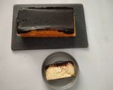Foto langkah ke 6 dari resep Burnt Cheese Cake coklat ganache.