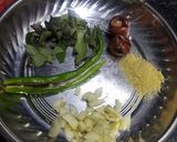 A picture of step 5 of Drum stick leaves Rasam.