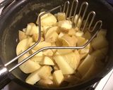 A picture of step 1 of California Farm Mashed Potato Pancakes.