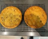 A picture of step 4 of The Worlds Best (MUM) Coffee and Walnut Birthday Cake - Happy 85th :P - Enjoy.