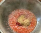 A picture of step 3 of Bhindi Masala.