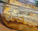 Une image de l'étape 7 de Gratin de pommes de terre rissolées aux morceaux de cordon bleu et sa béchamel.