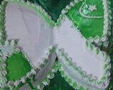 A picture of step 4 of Butterfly cake specially 14th Azadi independence day motivation.