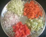 A picture of step 1 of मिक्स वेजिटेबल सलाद (Mix Vegetable Salad).