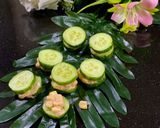 A picture of step 2 of Cucumber Bites.