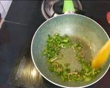 A picture of step 1 of Hara Bhara kabab.