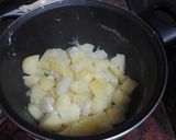 Foto del paso 2 de la receta Buñuelos de papas con bacon y queso