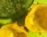 Une image de l'étape 2 de Cocktail au kiwano / grenade / rhum.