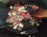 Foto langkah ke 3 dari resep Tumis Bakso, Labu Siam dan Oyong.