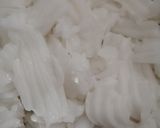 Foto langkah ke 1 dari resep Es Sirup Jelly Kelapa dengan Chia Seeds.