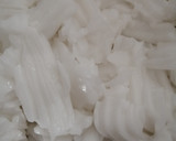 Foto langkah ke 1 dari resep Es Sirup Jelly Kelapa dengan Chia Seeds.