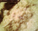 A picture of step 2 of creamy chicken and yellow rice.