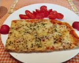 Foto del paso 13 de la receta: Pizza normal o sin gluten estirada o enrollado de pollo y queso