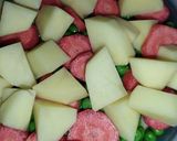 A picture of step 2 of Mix Vegetables.