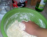 Foto langkah ke 3 dari resep Pia basah kacang hijau ( pake teflon ).