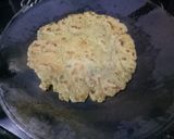 A picture of step 4 of Spicy Bajra parantha.