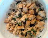 A picture of step 6 of Garlic Mushroom Stuffed Poblano Peppers (meatless).