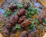 A picture of step 5 of Mixed Green Beans and Methi Dumplings Subji (Dana Muthiya nu Shaak).
