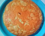 A picture of step 3 of Almond marble dhokla.