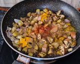 A picture of step 2 of Namrata’s Signature Baingan Anda Recipe.