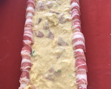 Baconos csirkemell őzgerinc formában, sült krumplival recept fázis 6 fotója