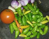Foto langkah ke 2 dari resep CUMI (ASIN) SAMBEL IJO.