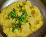 A picture of step 2 of Aloo toast sandwich.