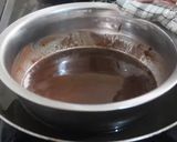 Foto langkah ke 1 dari resep Fudgy & Shiny Crust Brownies Selai Coklat | Tanpa DCC.