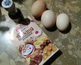 A picture of step 1 of Hidden heart cake (baked in pateela oven).
