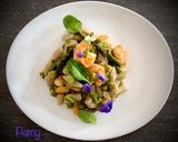 Foto del passaggio 6 della ricetta GNOCCHI DI GRANO SARACENO, GAMBERI E ASPARAGI