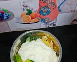 A picture of step 2 of Moong dal idli.