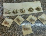 Foto del paso 11 de la receta: Cappelletti de verdura pollo ricota