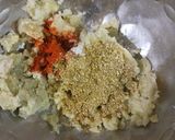 A picture of step 3 of Healthy Roti wraps.