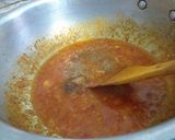 A picture of step 3 of Bhindi Chicken with three Spices.