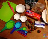 A picture of step 1 of Kid's Strawberry Cream Cheese.