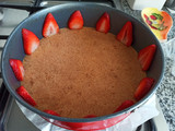 Tarta de fresa sin horno