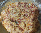 Foto del paso 7 de la receta: Piquillo rellenos de pechuga de pollo con jamón dulce y queso