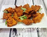 A picture of step 3 of Lakadong Turmeric Gram Flour Fritters.