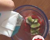 Smoothie strawberry kiwi yogurt #homemadebylita langkah memasak 2 foto