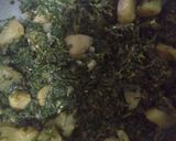 A picture of step 7 of Aloo Methi.