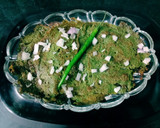 மருத்துவ குணம் நிறைந்த முடக்கத்தான் கீரை தோசை (Mudakkathaan keerai dosai recipe in tamil) ரெசிபி ஸ்டேப் 2 புகைப்படம்